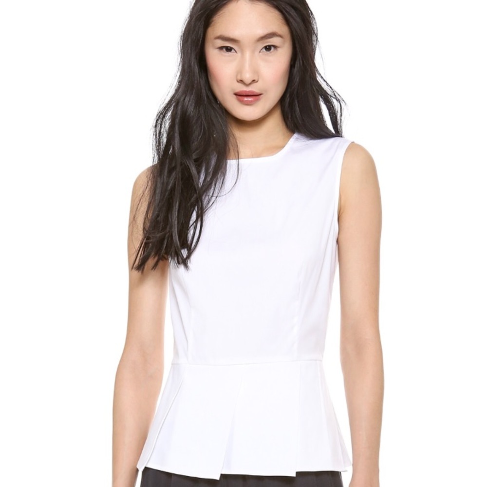 NWOT Theory Peplum Blouse - Picture 1 of 4